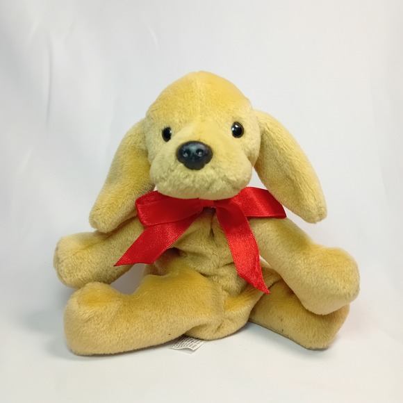 1997 Vintage Gund Golden Retriever Dog Majesta Paper Plushie Stuffed Animal 6.5 - Picture 2 of 12
